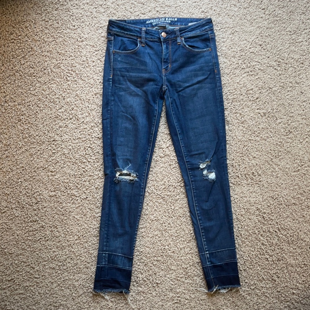 AE skinny jegging US6 regular